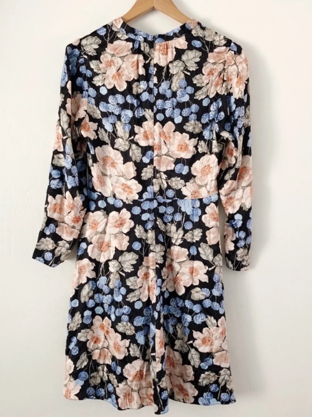 Rebecca Taylor Rose Long Sleeve Mini Dress